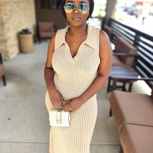Load image into Gallery viewer, Sleeveless Sweater Dress