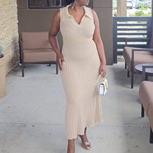 Load image into Gallery viewer, Sleeveless Sweater Dress