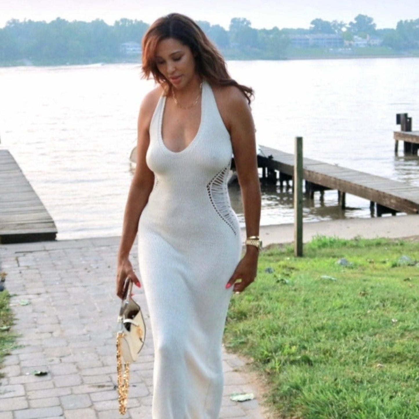 Halter Knit Dress
