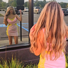 Load image into Gallery viewer, Contrast Lace Mini Dress