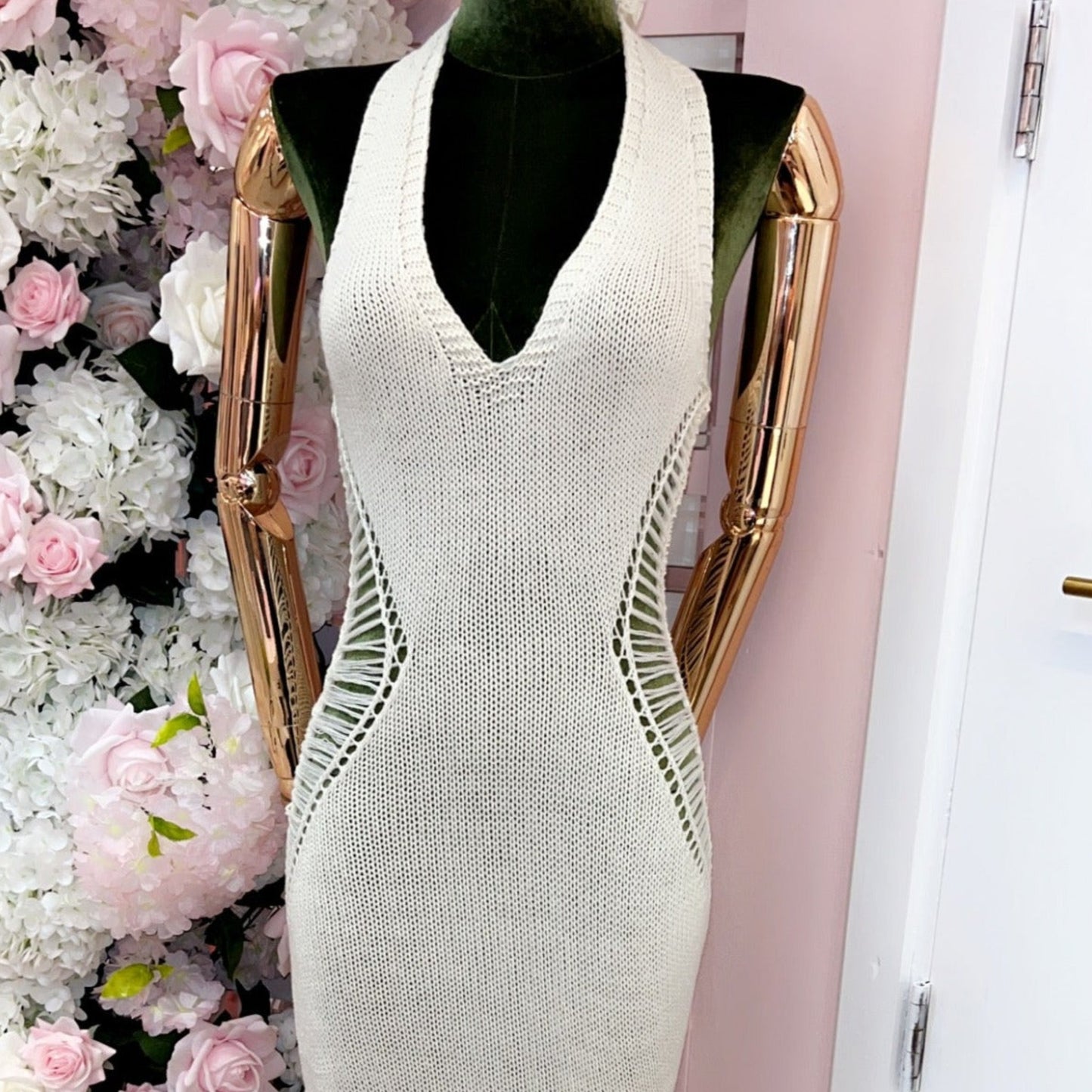 Halter Knit Dress