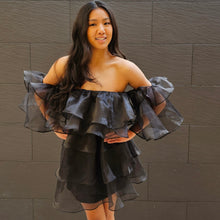 Load image into Gallery viewer, Sheer Ruffle Dress