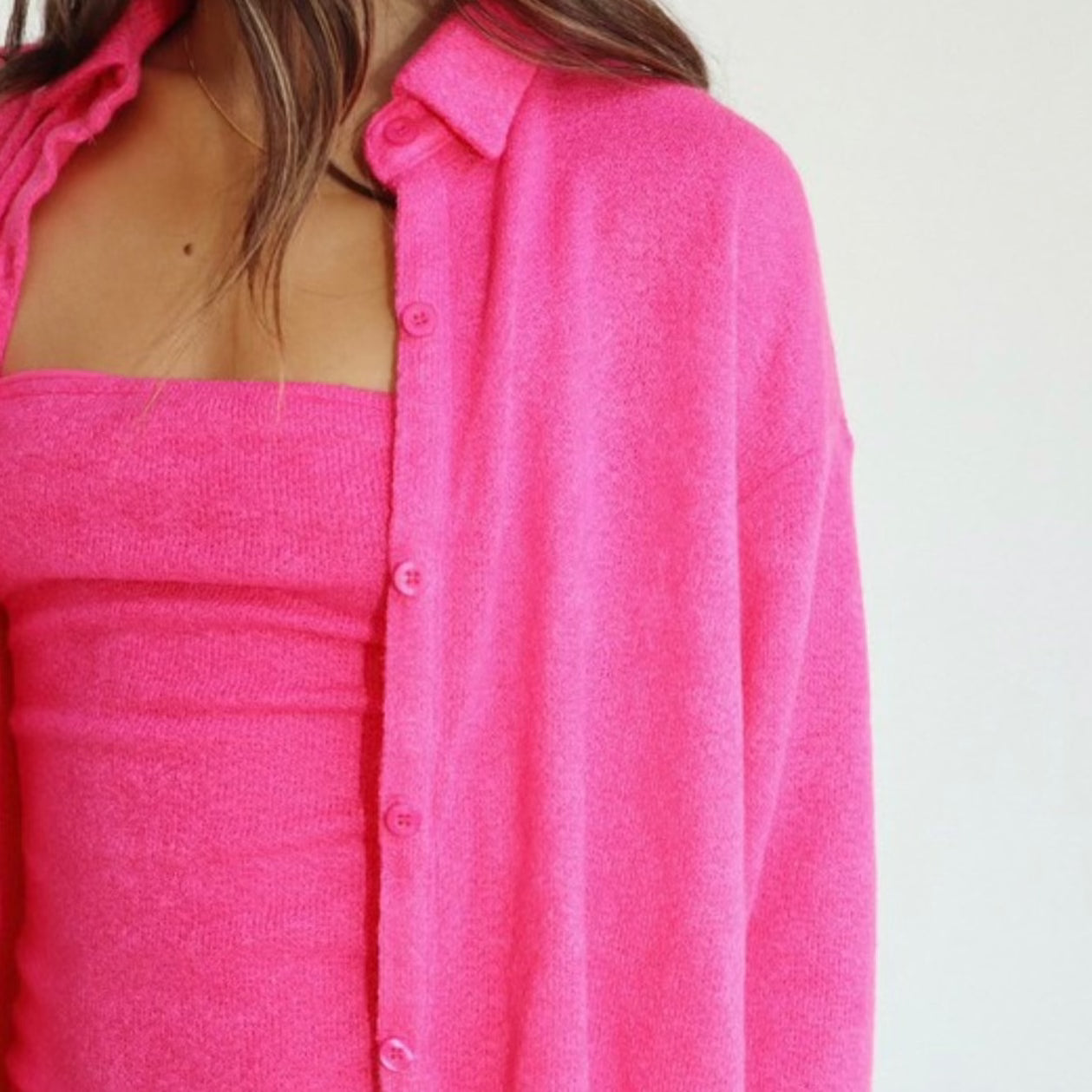 Terry Cloth Shirt and Tube Set