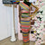 Rainbow Stripe Dress