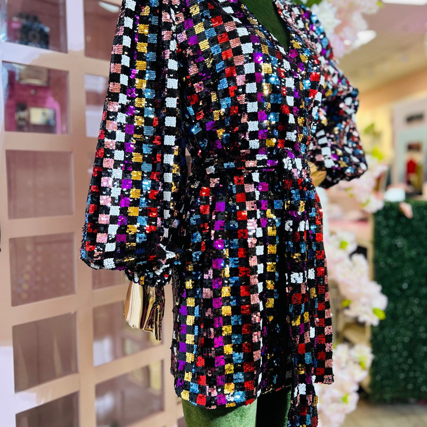 Multicolor Sequin Wrap