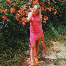 Load image into Gallery viewer, Mesh Ruffle Dress
