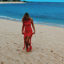 Load image into Gallery viewer, Mesh Ruffle Dress
