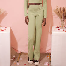 Load image into Gallery viewer, Green Silver Chain Pants
