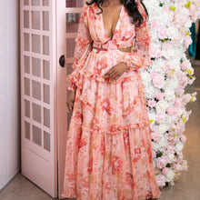 Load image into Gallery viewer, Floral Cut Out Maxi
