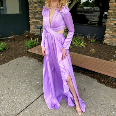 Empire Long Sleeve Gown