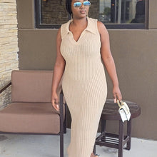 Load image into Gallery viewer, Sleeveless Sweater Dress
