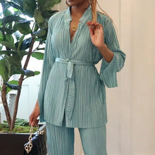 Load image into Gallery viewer, Belted Trouser Set
