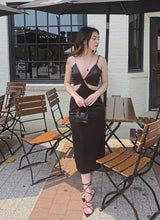 Load image into Gallery viewer, Satin Cutout Dress
