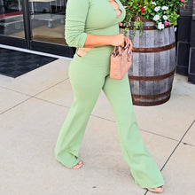 Load image into Gallery viewer, Green Silver Chain Pants

