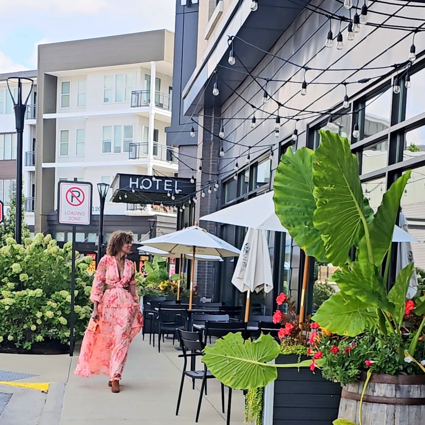 Floral Cut Out Maxi