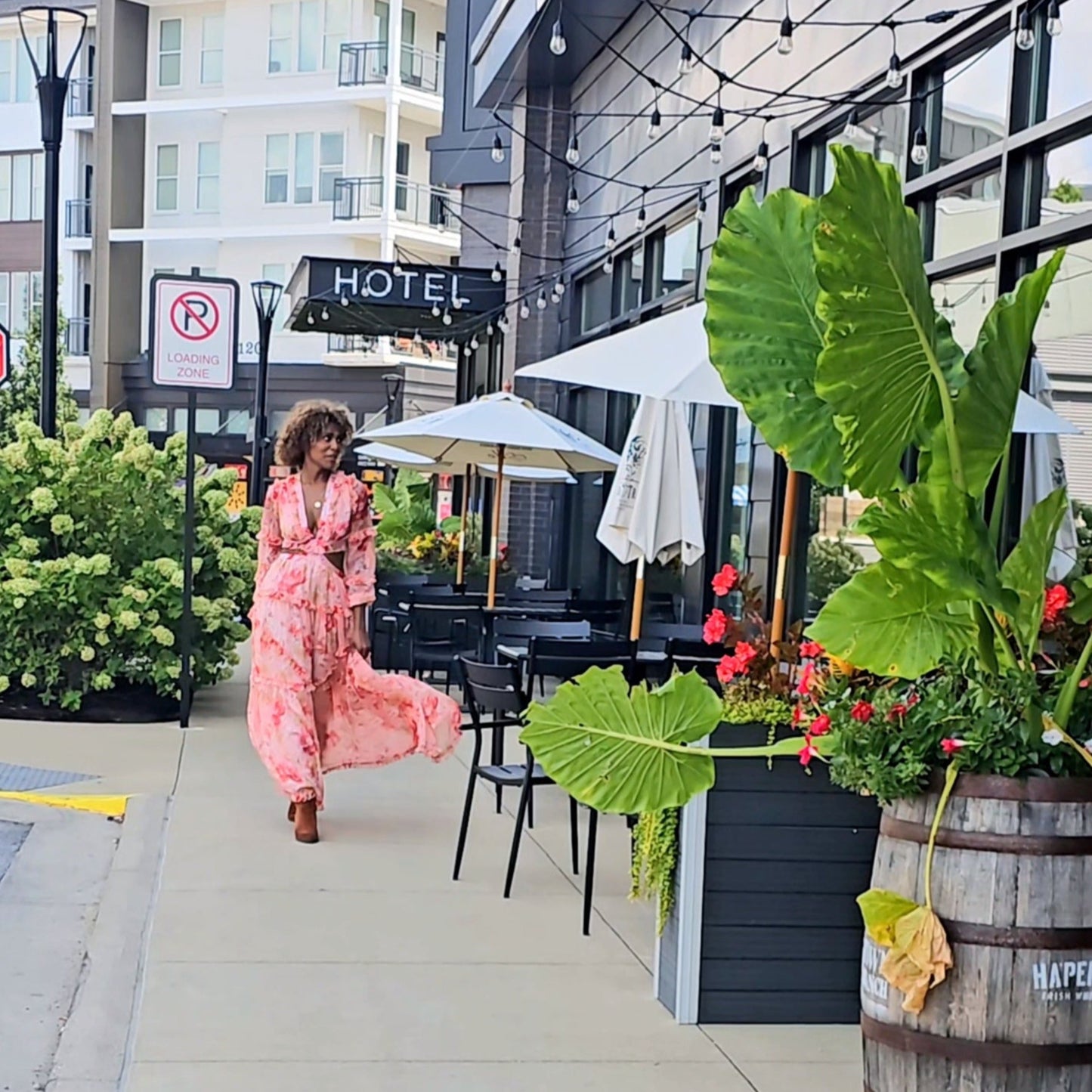 Floral Cut Out Maxi