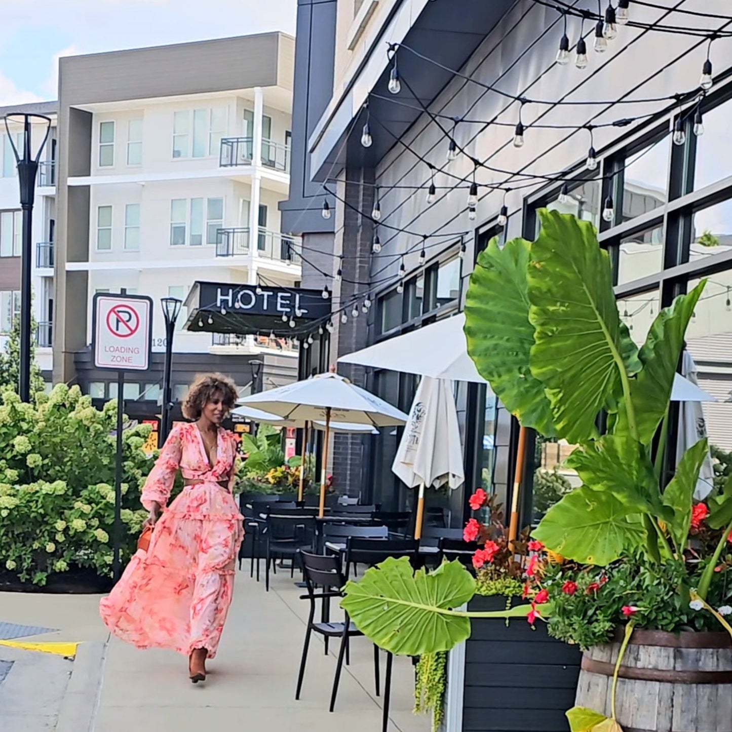 Floral Cut Out Maxi