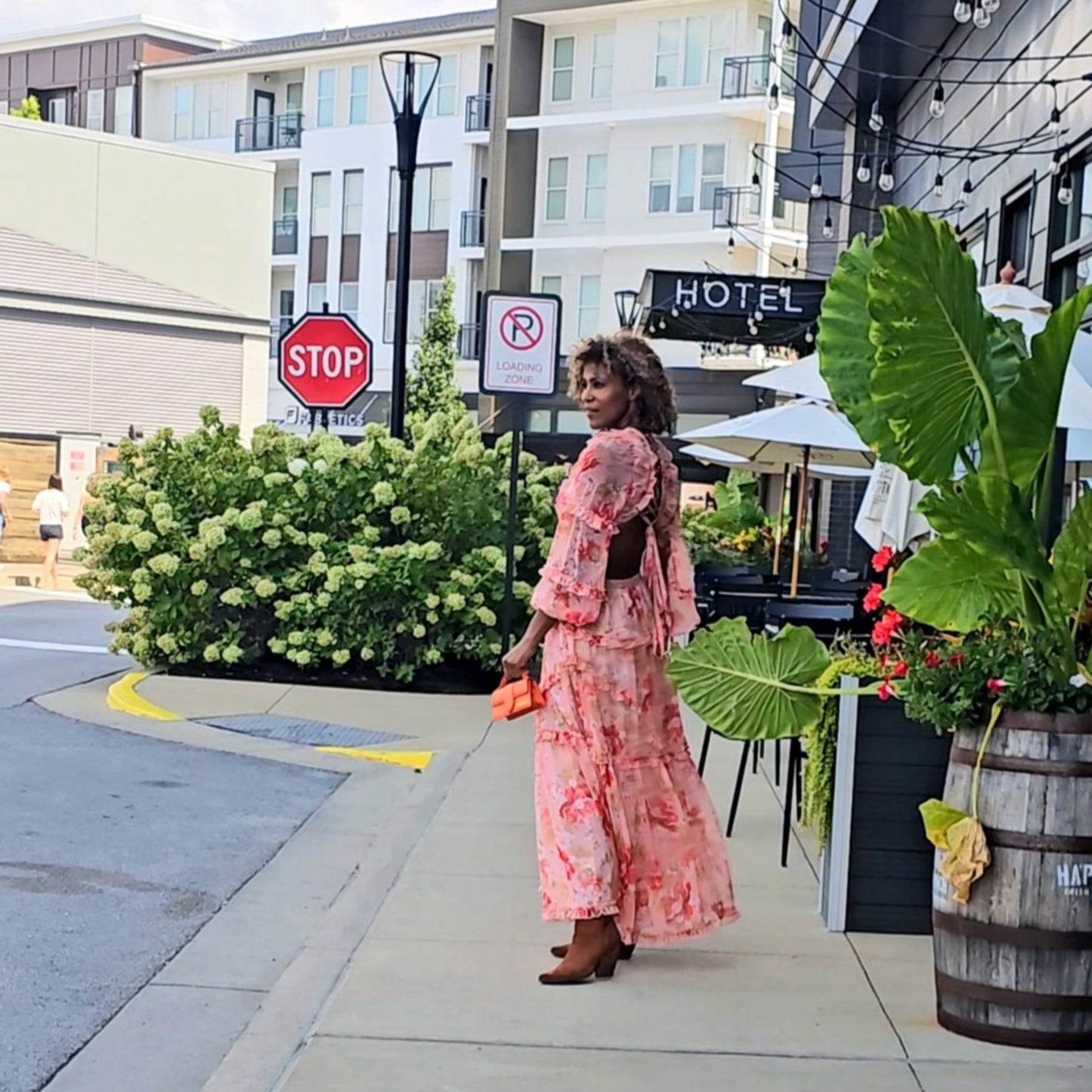 Floral Cut Out Maxi