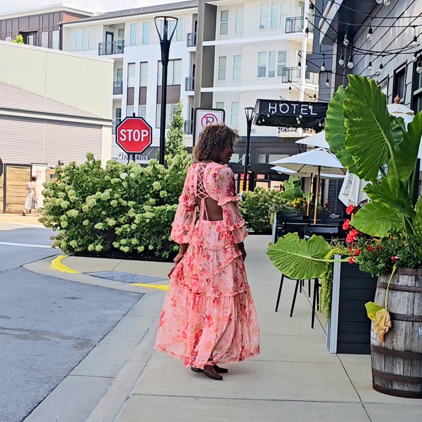 Floral Cut Out Maxi