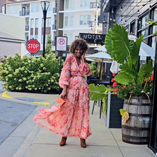 Load image into Gallery viewer, Floral Cut Out Maxi
