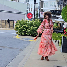 Load image into Gallery viewer, Floral Cut Out Maxi
