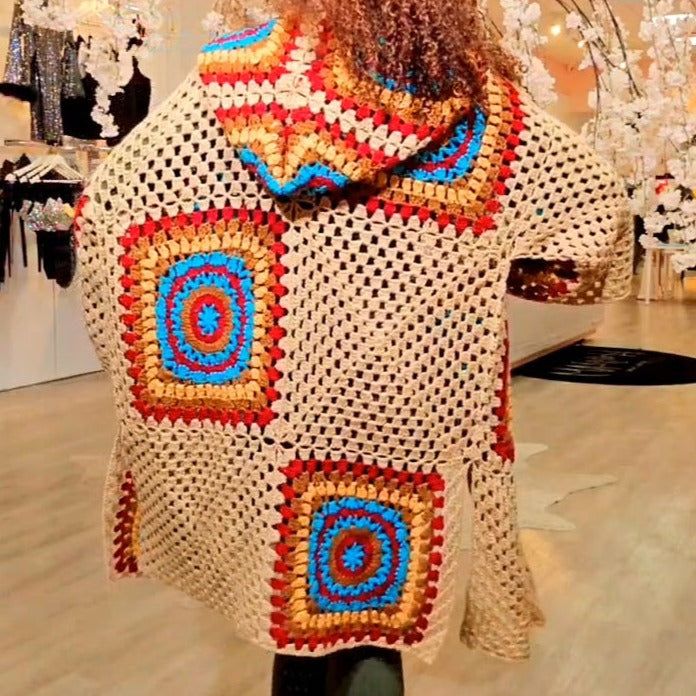 70's Crochet Sweater