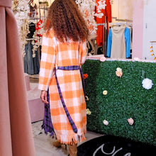 Load image into Gallery viewer, Two-Tone Plaid Coat
