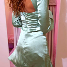 Load image into Gallery viewer, Long Sleeve Satin Mini

