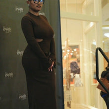 Load image into Gallery viewer, Chocolate Sweater Dress
