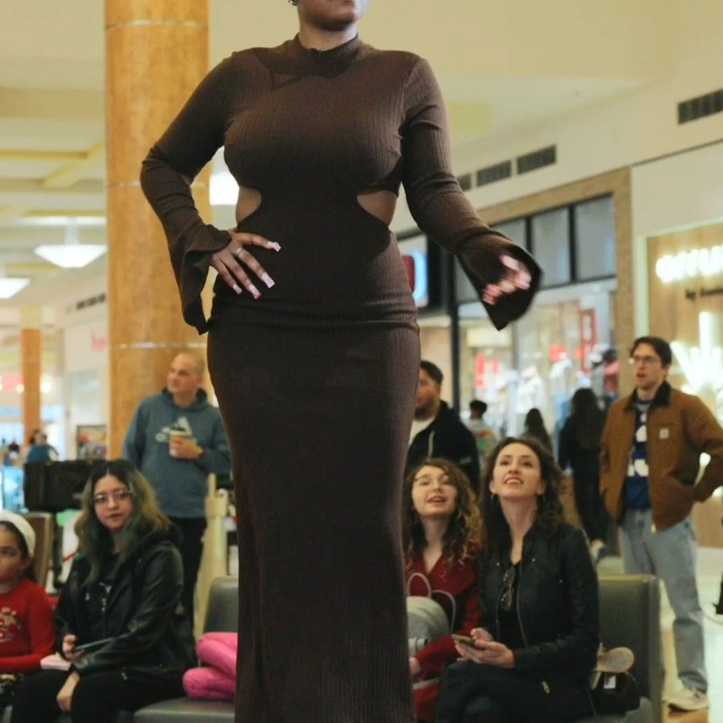 Chocolate Sweater Dress Holly2NY Chocolate Sweater Dress Holly2NY