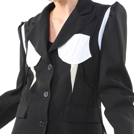 Black And White Blazer