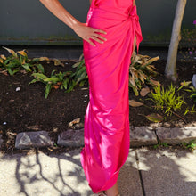Load image into Gallery viewer, One Shoulder Satin Wrap
