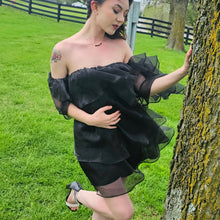 Load image into Gallery viewer, Sheer Ruffle Dress
