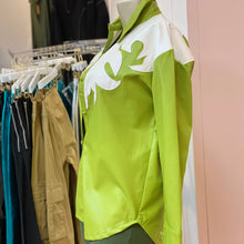 Load image into Gallery viewer, Green and White Faux Leather Western Shirt
