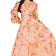 Load image into Gallery viewer, Floral Cut Out Maxi

