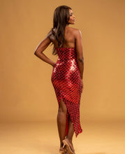 Load image into Gallery viewer, Red Sequin Dress
