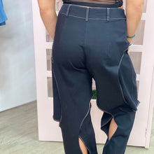 Load image into Gallery viewer, Black Cut Out Slacks
