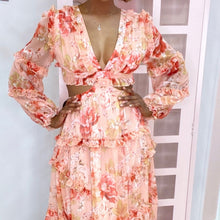 Load image into Gallery viewer, Floral Cut Out Maxi
