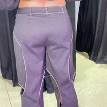 Load image into Gallery viewer, Black Cut Out Slacks
