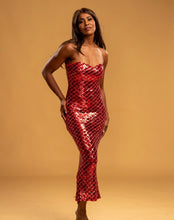 Load image into Gallery viewer, Red Sequin Dress
