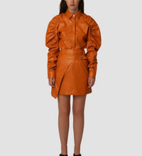 Load image into Gallery viewer, Faux Leather Shirt

