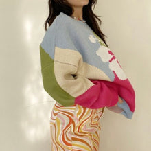Load image into Gallery viewer, Flower Sweater
