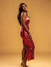 Load image into Gallery viewer, Red Sequin Dress
